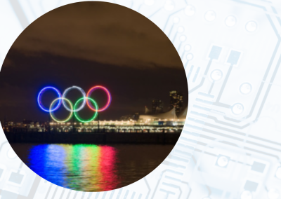 Lighting Up the Olympic Rings in 2010