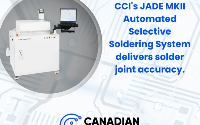 CCI’s JADE MKII Automated Soldering System Delivers Solder Joint Accuracy